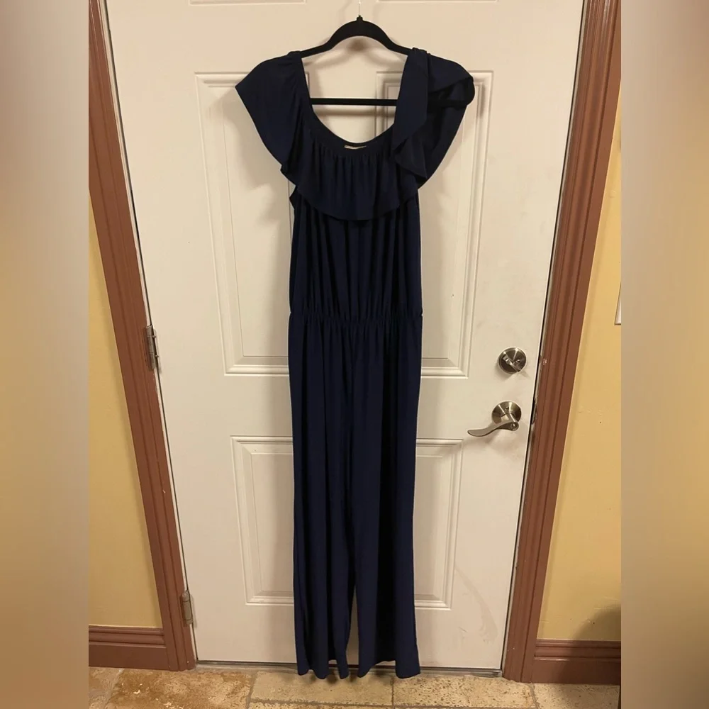 Navy Blue Jumpsuit - Picture 1 of 5